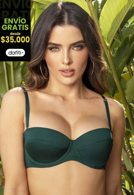 Brasier Mujer Verde Botella FI 83934