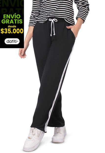 Pantalón Mujer Negro Fi 3013