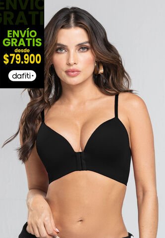 Brasier Mujer Negro FI 100945 Formas Intimas