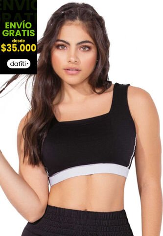 Top Mujer Negro FI 88598 Formas Intimas