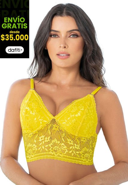 Corset Mujer Amarillo Fi 33568