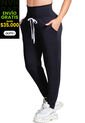 Pantalón Sudadera Mujer Negro FI 77393 de Formas Intimas