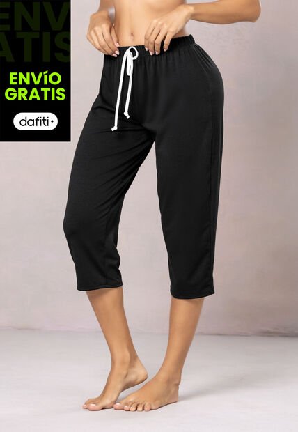 Capri Paq X2 Mujer Negro-Azul Fi 6283