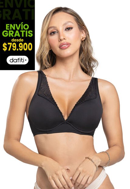 Brasier Mujer Negro FI 100951