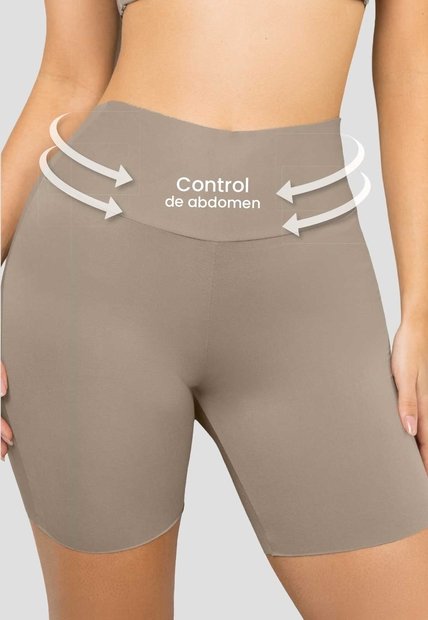 Short Levanta Cola Mujer Café Pardo Fi 115487