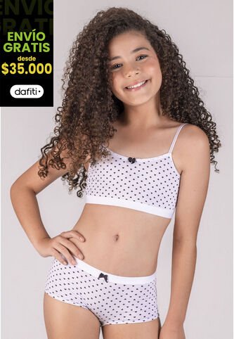 Conjunto Infantil Blanco FI 3847 Formas Intimas