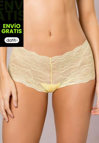 Cachetero Mujer Amarillo Pastel Fi 113788 Formas Intimas