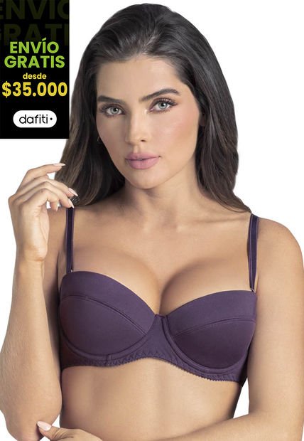 Brasier Mujer Berenjena Fi 83934