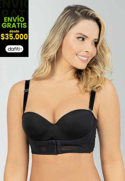 Brasier Mujer Negro Fi 103039