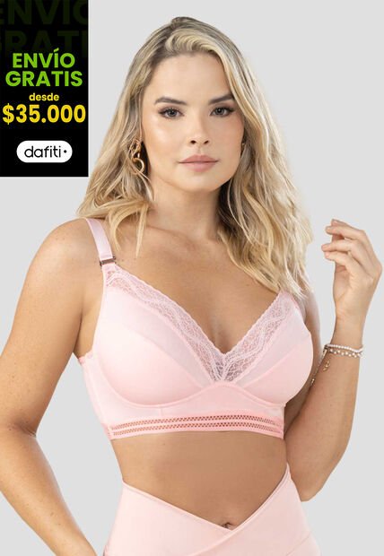 Brasier Mujer Rosa FI 100380