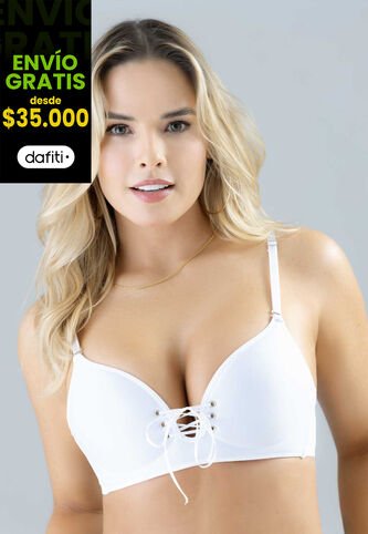 Brasier Mujer Blanco FI 102472 Formas Intimas