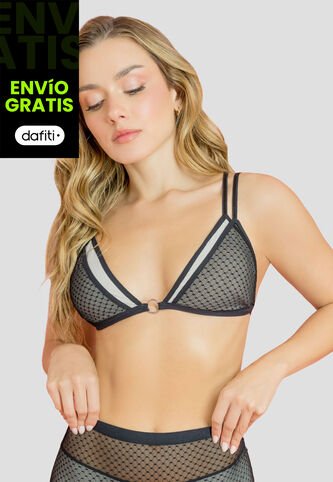 Top Mujer Negro Fi 112538 Formas Intimas