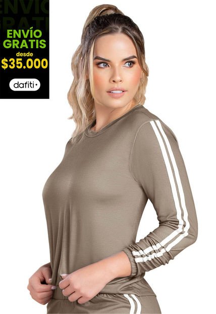 Buzo Mujer Taupe FI 91627