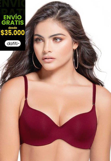 Brasier Mujer Vinotinto FI 68884