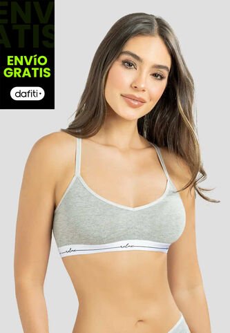 Top Mujer Gris Jaspe Fi 111700 Formas Intimas