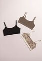 Top Paq X3 Mujer Multicolor Fi 114337 de Formas Intimas