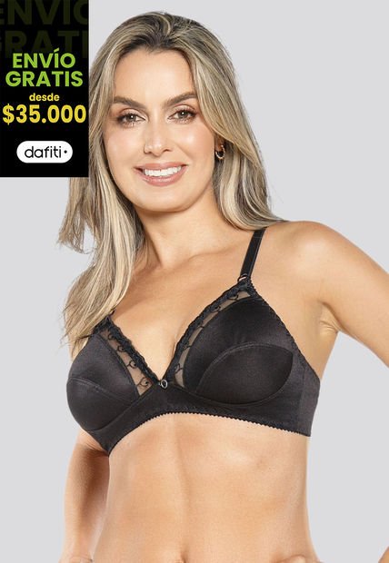 Brasier Mujer Negro FI 96769
