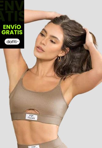 Top Mujer Café Pardo Fi 112105 Formas Intimas