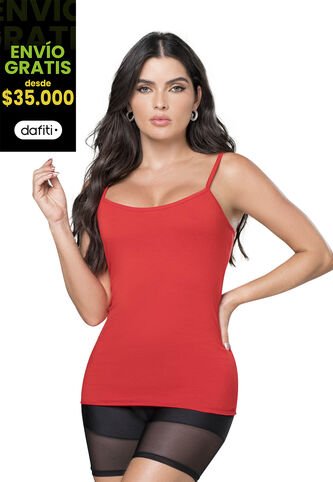 Camisilla Interior Mujer Rojo FI 3248 Formas Intimas