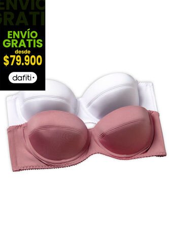 Brasier Paq X2 Mujer Multicolor FI 89857 Formas Intimas