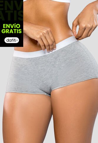 Bóxer Mujer Gris Jaspe Fi 111233 Formas Intimas