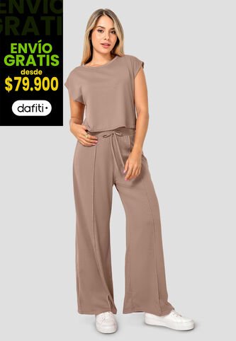 Conjunto Mujer Café Pardo Fi 8574 Formas Intimas