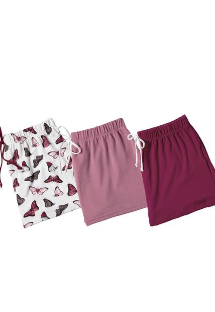Short Paq X3 Mujer Multicolor Fi 3612