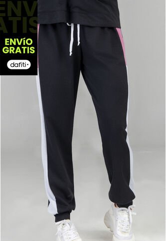 Pantalón Sudadera Mujer Negro FI 5565 Formas Intimas