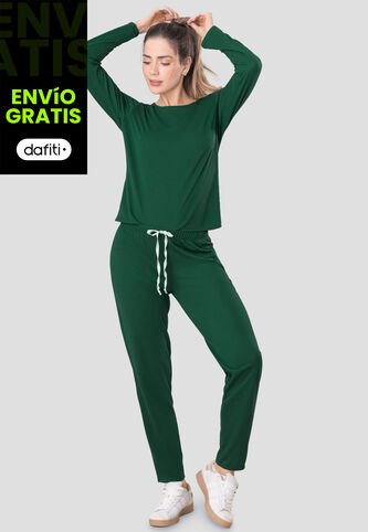 Conjunto Mujer Verde Pino Fi 110511 Formas Intimas
