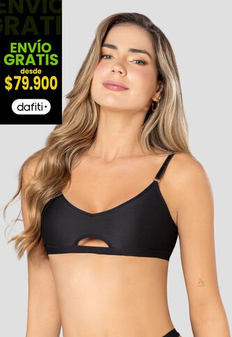 Top Mujer Negro Fi 113595 Formas Intimas