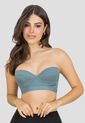 Bustier Mujer Azul Acero Fi 77664 de Formas Intimas