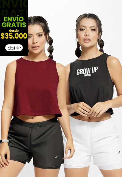 Camisilla Paq X2 Mujer Multicolor FI 101917