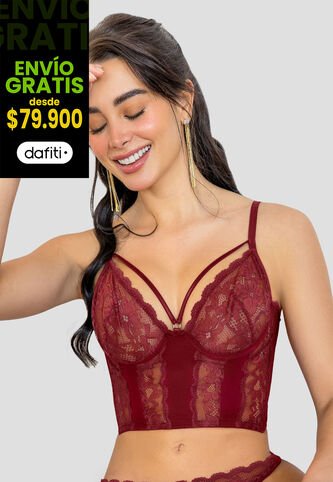 Corset Mujer Merlot Fi 112783 Formas Intimas