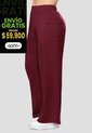 Pantalón Sudadera Mujer Vinotinto Fi 7338 de Formas Intimas