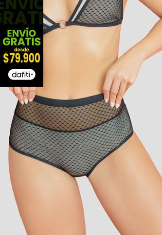 Cachetero Paq X2 Mujer Negro-Crema Fi 112539 Formas Intimas