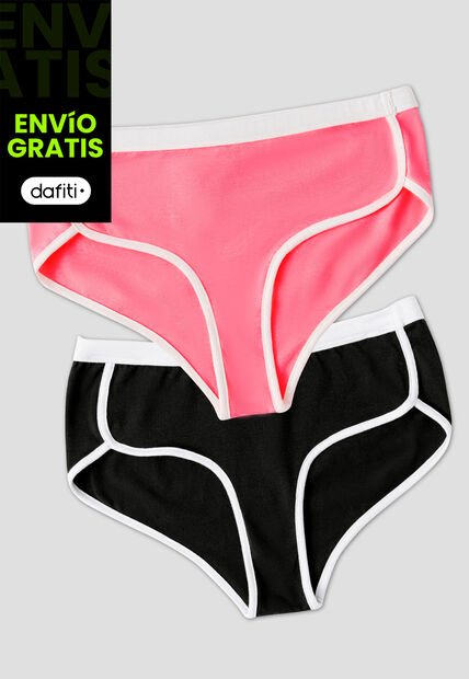 Cachetero Paq X2 Mujer Multicolor Fi 104689