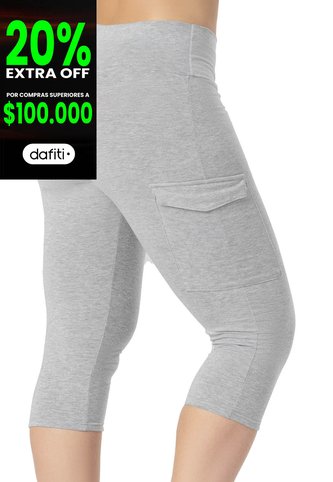 Capri Mujer Gris FI 5004 Formas Intimas