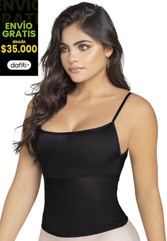 Camisilla Interior Mujer Negro FI 92486 Formas Intimas