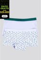 Cachetero Niñas Infantil PX2 Blanco/Estampado FI 3852 de Formas Intimas