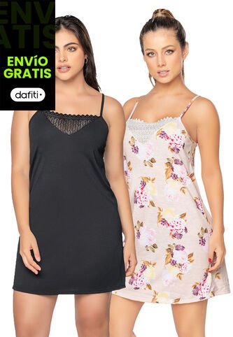 Batola Paq X2 Mujer Multicolor FI 7330 Formas Intimas