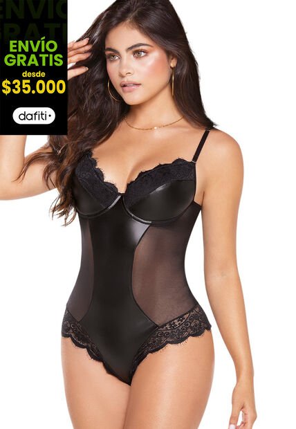 Body Adulto Negro Fi 87009