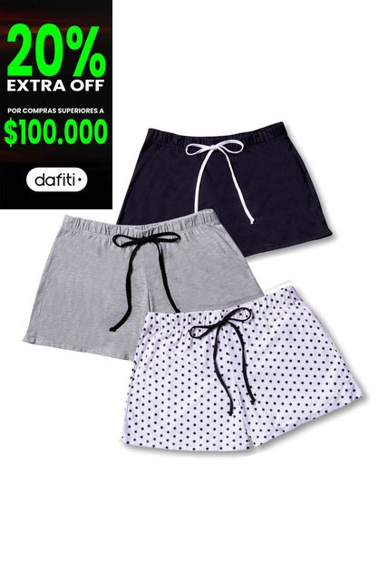 Short Paq X3 Multicolor FI 76308