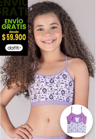 Top Paq X2 Infantil Mora FI 79155 Formas Intimas