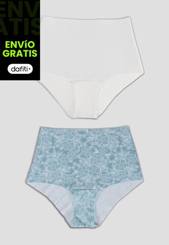 Cachetero Paq X2 Mujer Multicolor Fi 103027 Formas Intimas