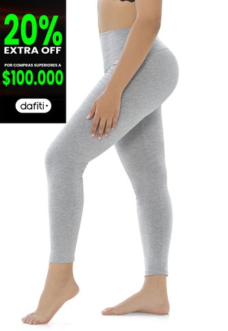 Legging Mujer Gris Jaspe FI 33544 Formas Intimas