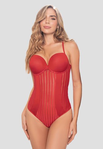 Body Mujer Rojo Fi 103870 Formas Intimas