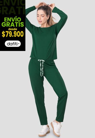 Conjunto Mujer Verde Pino Fi 110511 Formas Intimas