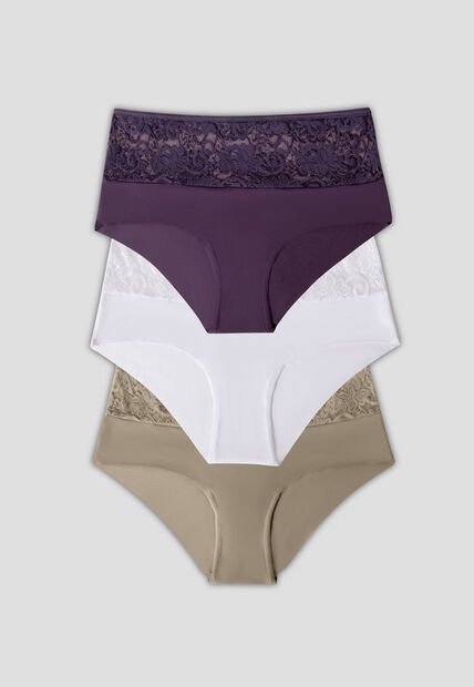 Cachetero Paq X3 Mujer Multicolor Fi 101856