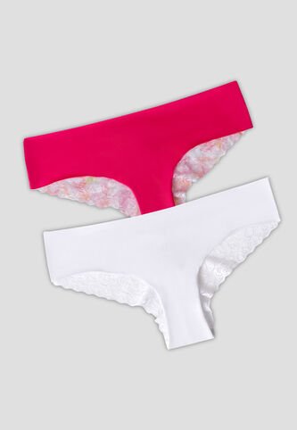 Cachetero Paq X2 Mujer Multicolor Fi 113036 Formas Intimas