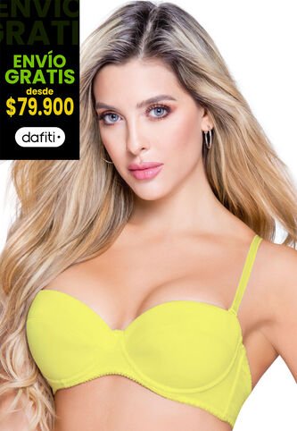 Brasier Mujer Amarillo FI 83934 Formas Intimas